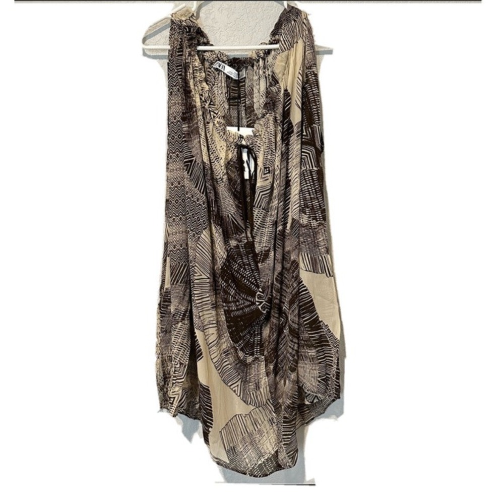 NWT Zara Studio Printed Tunic Limited‎ Edition Extra Small 3760/842